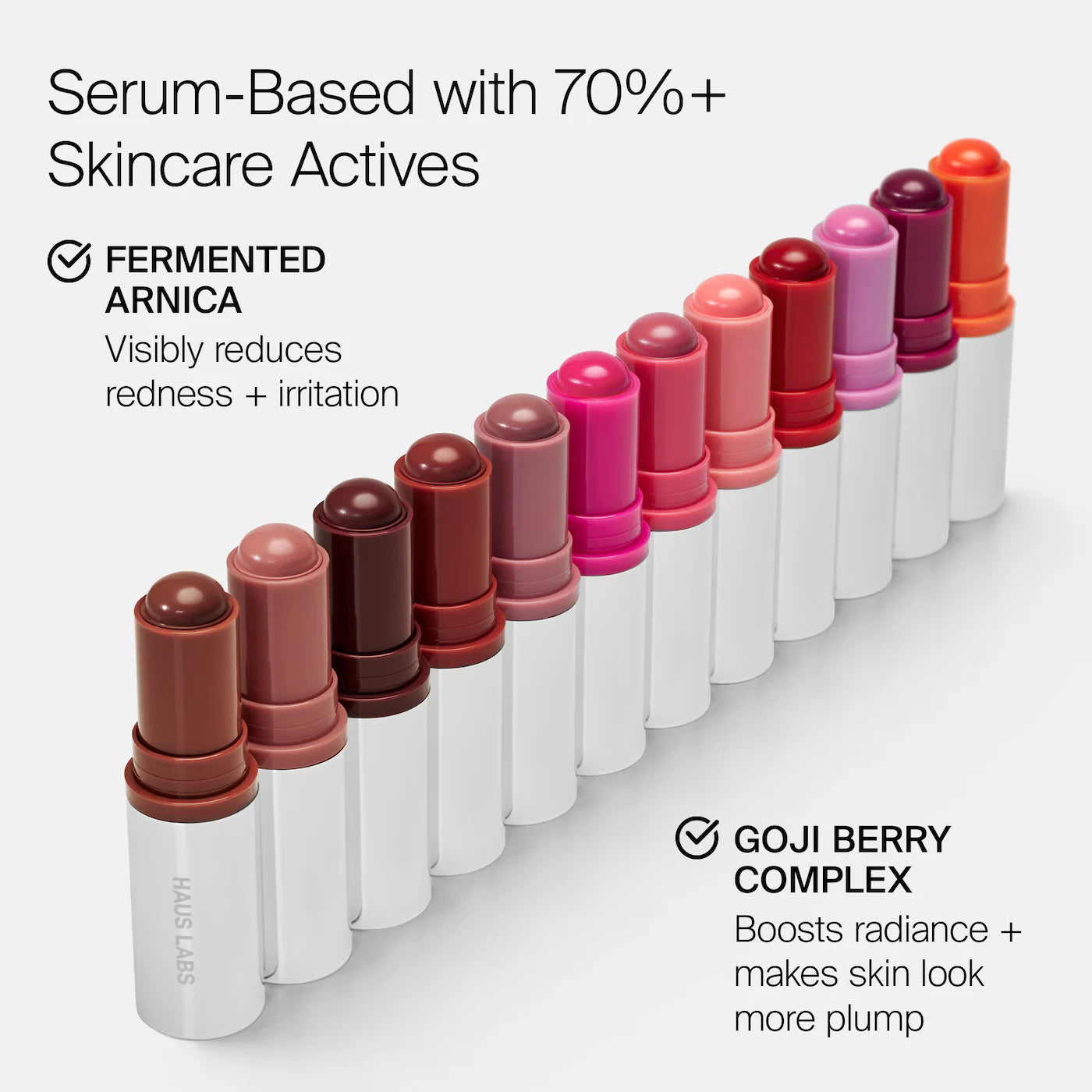 Haus Lab | Color Fuse Longwear Hydrating Glassy Lip + Cheek Blush Balm Stick