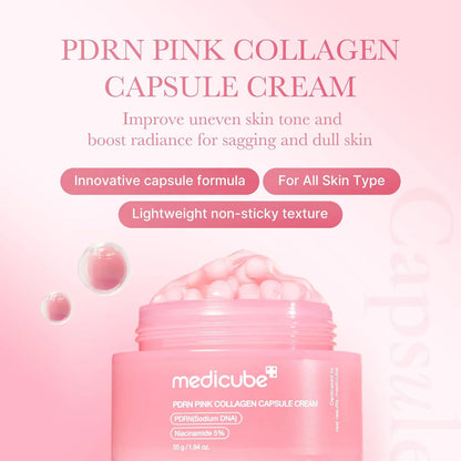 Medicube | PDRN Pink Collagen Capsule Cream