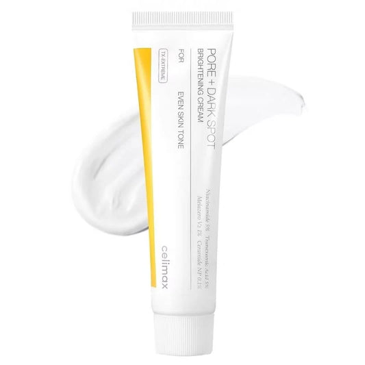 “Celimax Pore+Dark Spot Brightening Cream 35ml – brightening face cream with niacinamide and tranexamic acid for dark spots and uneven skin tone available in Pakistan”