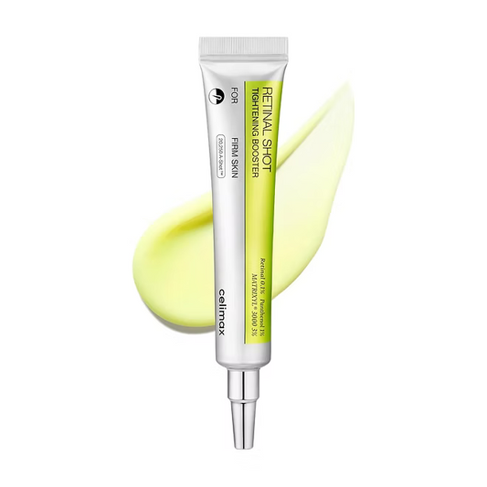 “Celimax The Vita A Retinal Shot Tightening Booster 15ml – retinal skincare booster with 0.1% retinal and Matrixyl for smoother-looking skin available in Pakistan”