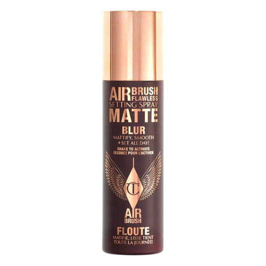“Charlotte Tilbury Airbrush Flawless Matte Blur Setting Spray – long lasting makeup setting spray with a matte finish available in Pakistan”