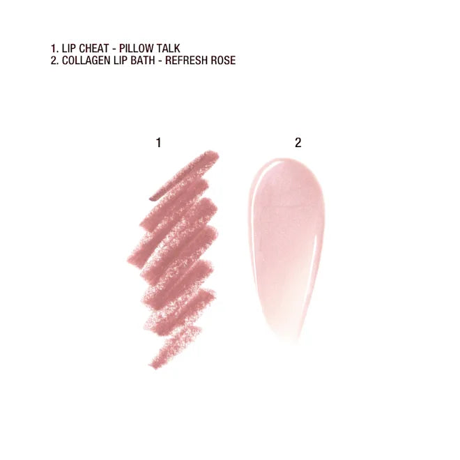 Charlotte Tilbury | Mini Glossy Pink Lip Gloss + Lip Liner Set