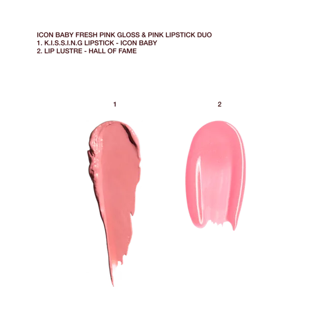 Charlotte Tilbury | K.I.S.S.I.N.G Lipstick and Lip Gloss Duo Icon Baby