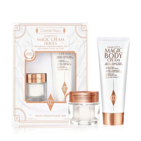 Charlotte Tilbury Magic Cream Heroes Limited Edition Kit in Pakistan for radiant, hydrated, and glowing skin