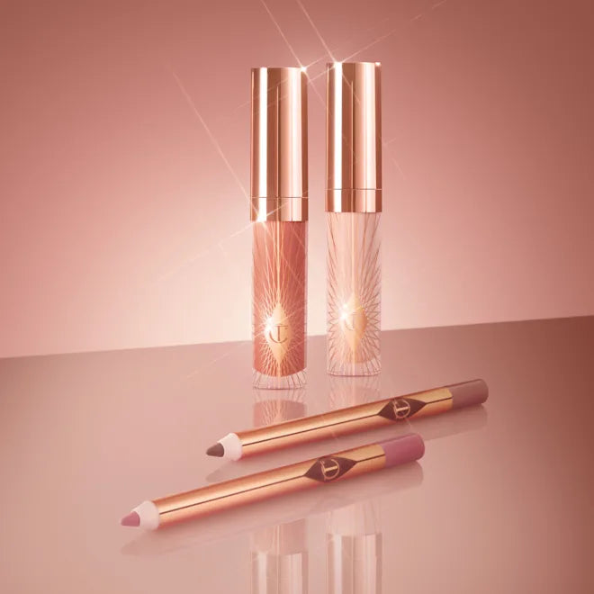 Charlotte Tilbury | Mini Glossy Pink Lip Gloss + Lip Liner Set