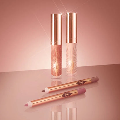 Charlotte Tilbury | Mini Glossy Pink Lip Gloss + Lip Liner Set