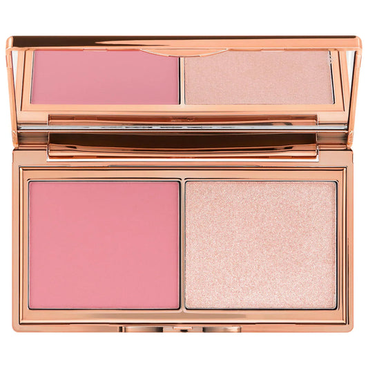 Charlotte Tilbury Mini Hollywood Blush & Glow Palette in Pakistan for radiant cheeks and a luminous glow