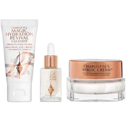 Charlotte Tilbury Mini Magic Skin Discovery Set Skincare Kit in Pakistan for glowing, hydrated, and youthful skin