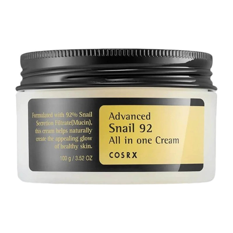 Cosrx Advanced Snail 92 All In One Cream – Korean skincare moisturizer with 92% snail mucin for skin repair, hydration, and glowing skin in Pakistan