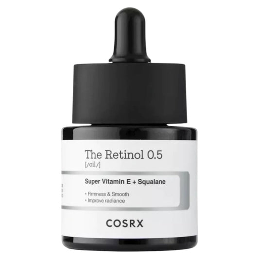 Cosrx The Retinol 0.5 Oil – Korean retinol facial oil for anti-aging, wrinkles, acne scars, and smooth youthful skin in Pakistan