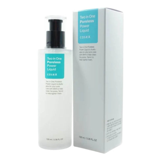 Cosrx Two in One Poreless Power Liquid – Korean exfoliating toner with AHA and BHA for minimizing pores, controlling acne, and smooth glowing skin in Pakistan