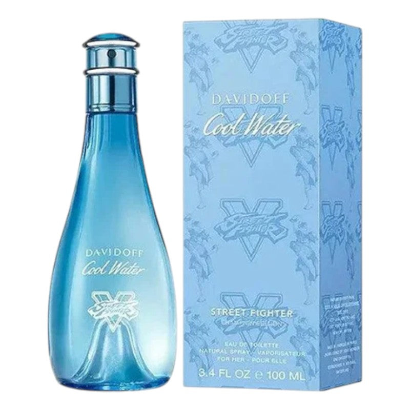 Davidoff Cool Water Street Fighter Champion Edition Women Eau De Toilette 100ml original perfume price in Pakistan