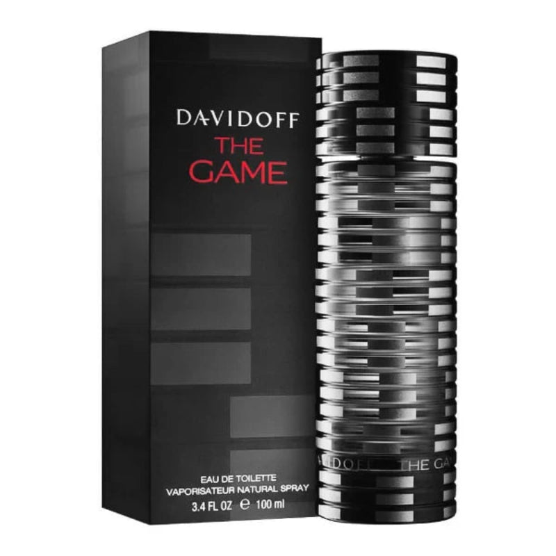 Davidoff The Game Eau de Toilette for Men – woody aromatic fragrance with fresh gin and juniper berries, elegant iris, precious woods and sensual ebony wood, available in Pakistan
