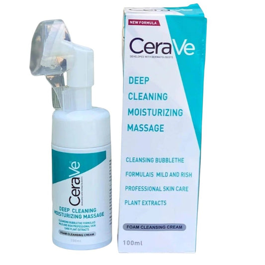 CeraVe | Foam Deep Cleaning Moisturizing Massage Cream