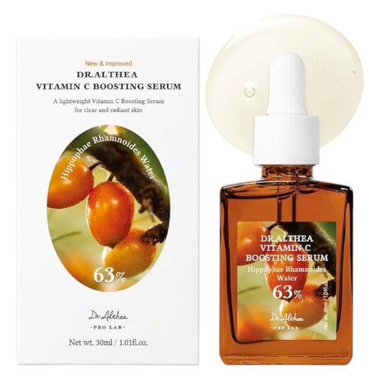 Dr.Althea Vitamin C Boosting Serum – Korean serum with vitamin C for brightening, reducing dark spots, evening skin tone, and promoting glowing, healthy skin in Pakistan