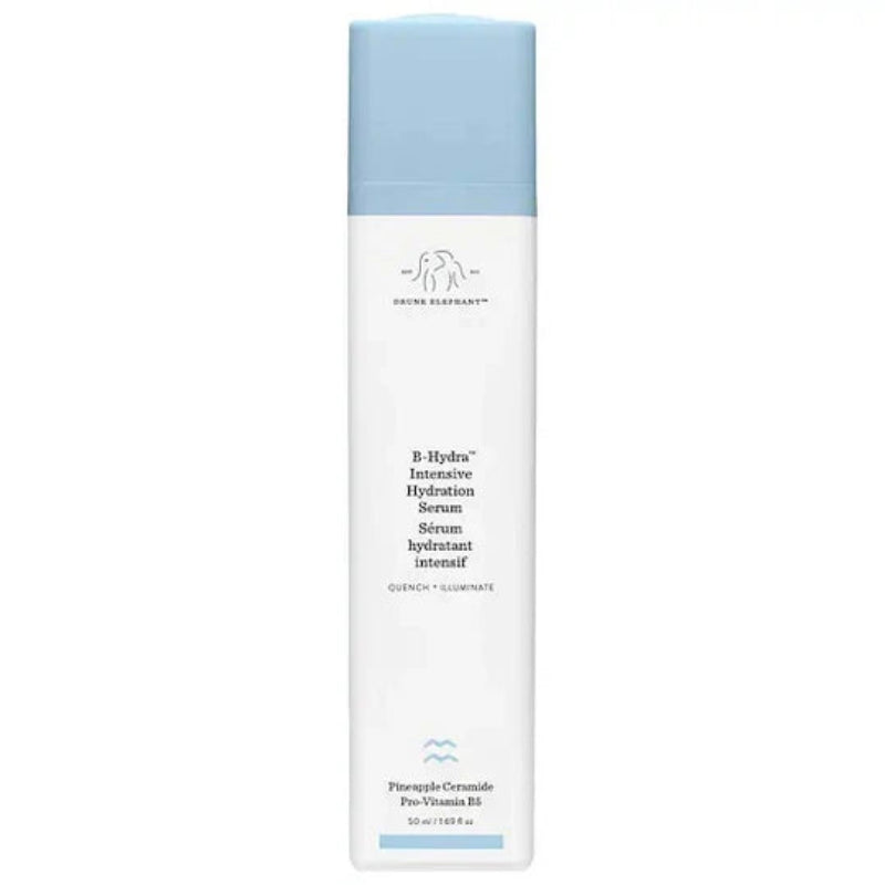 "Buy Drunk Elephant B-Hydra Intensive Hydration Serum 50ml in Pakistan – original lightweight serum that replenishes moisture, brightens skin tone, and improves skin texture for long-lasting hydration."
