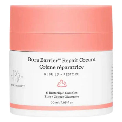 "Buy Drunk Elephant Bora Barrier Rich Repair Cream in Pakistan – original ultra-rich face cream that deeply nourishes, restores the skin barrier, and repairs dry, damaged skin."