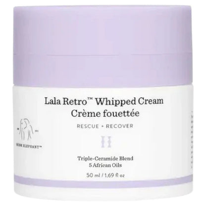 "Buy Drunk Elephant Lala Retro Whipped Cream 50ml in Pakistan – original rich whipped moisturizer that deeply hydrates, restores skin barrier, and nourishes dry skin."
