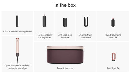 Dyson Co-Anda 2X Multi-Styler & Dryer for Straight & Wavy Hair (Ceramic Pink / Rose Gold)