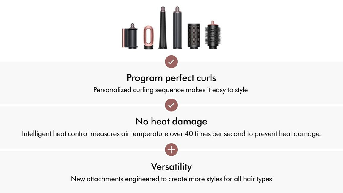 Dyson Airwrap i.d.™ multi-styler and dryer Straight+Wavy (Amber silk)