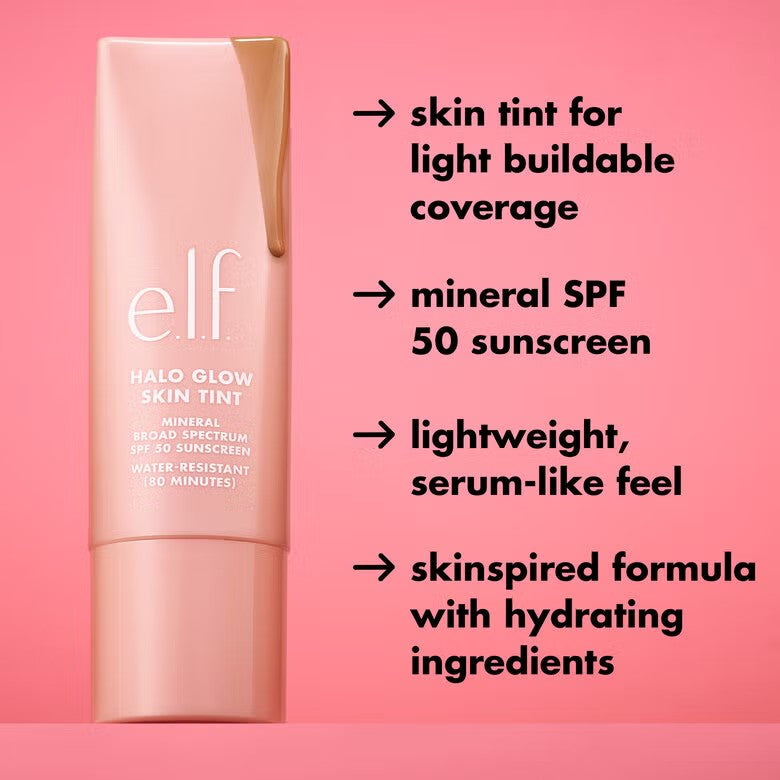 Elf | Halo Glow Skin Tint SPF 50