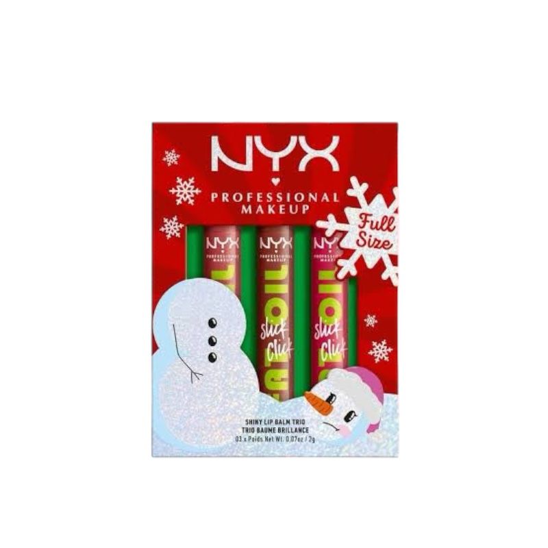 NYX Fat Oil Slick Click Trio – hydrating, glossy lip trio with highly pigmented shades for long-lasting, bold, and shiny lips, perfect for all skin tones, available online in Pakistan
