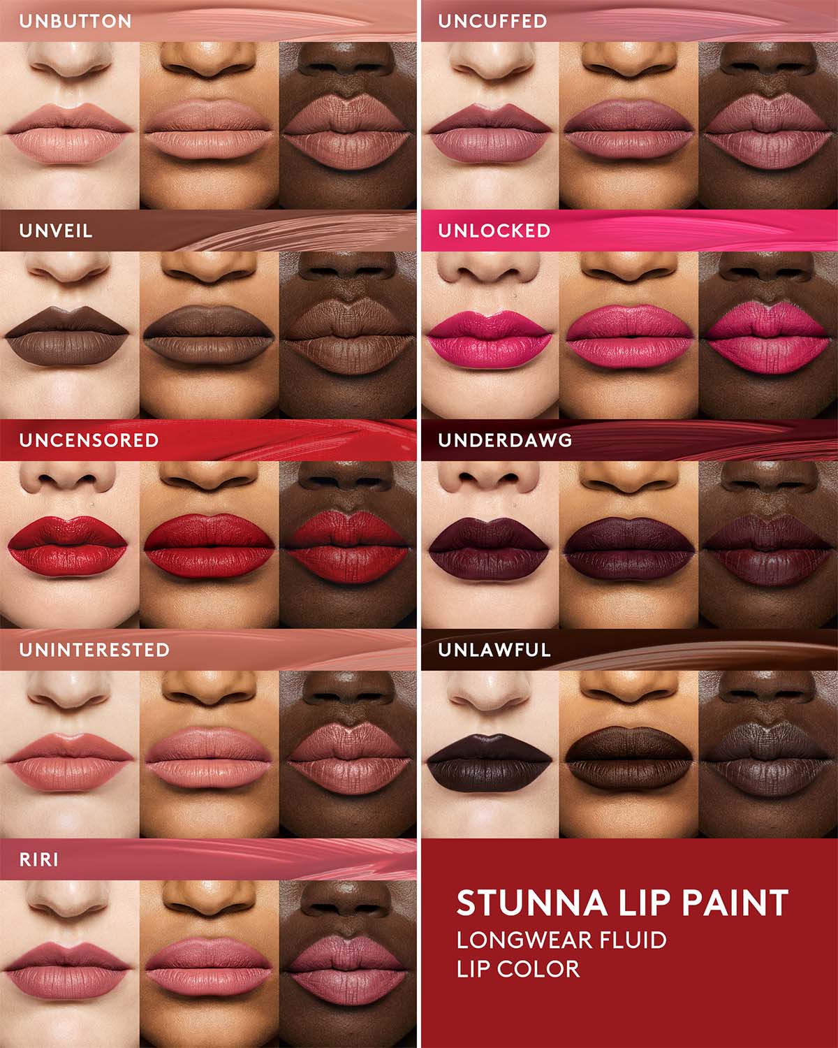 Fenty Beauty | Stunna Lip Paint Longwear Fluid Lip Color