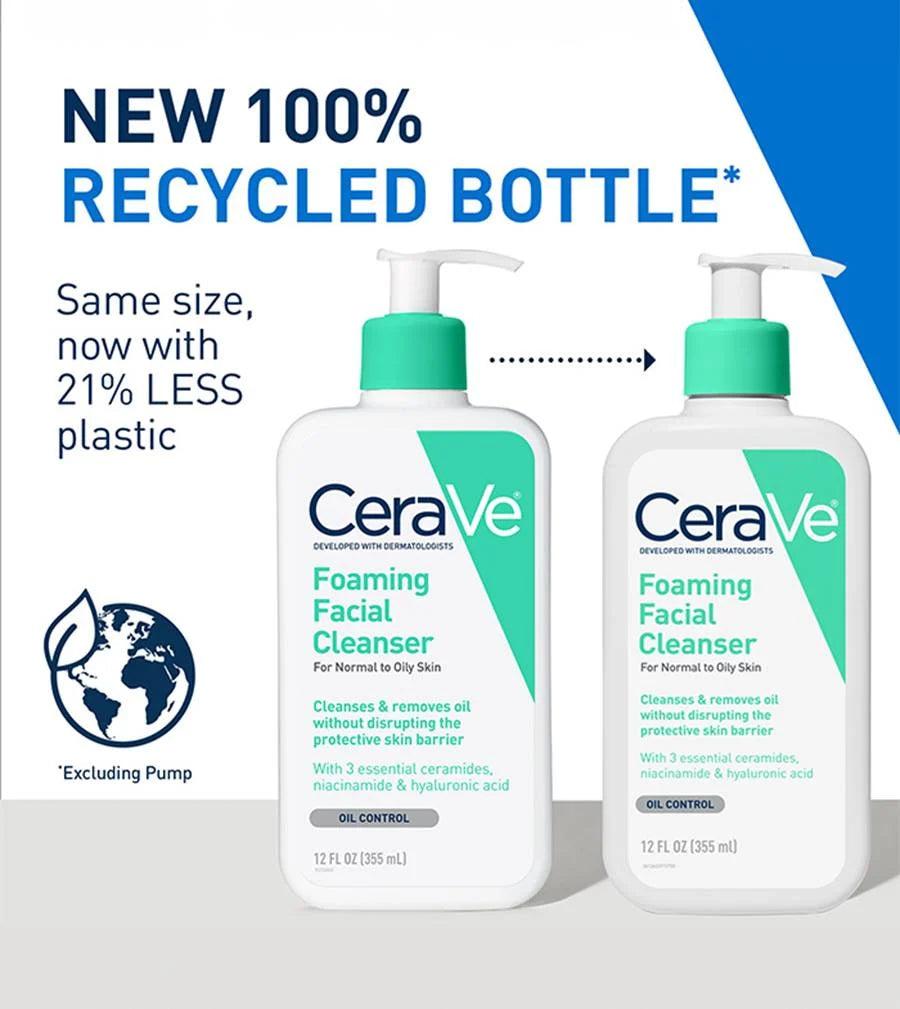 CeraVe | Foaming Facial Cleanser | for normal to oily skin