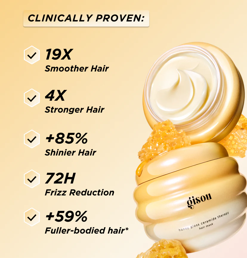 Gisou |  Honey Gloss Ceramide Therapy Hair Mask