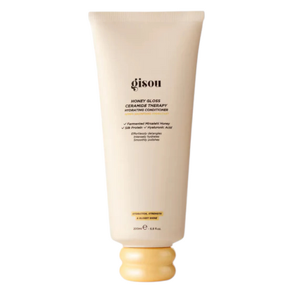 "Gisou Honey Gloss Ceramide Therapy Hydrating Conditioner – premium hair care conditioner for smooth and healthy hair, available online in Pakistan at Makeup by Unzilay."