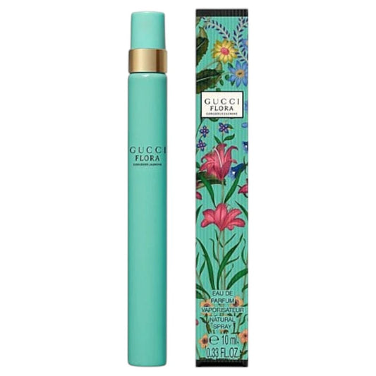 "Buy Gucci Flora Gorgeous Jasmine Perfume 10ml in Pakistan – long-lasting floral Eau De Parfum with fresh jasmine notes, perfect for women on-the-go."