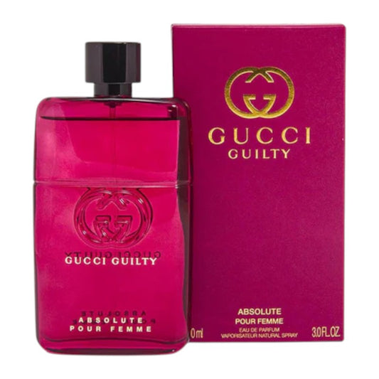 "Gucci Guilty Absolute Women Eau De Parfum 90ml – buy premium luxury women’s perfume online in Pakistan at Makeup by Unzilay, trusted fragrance and cosmetics store."