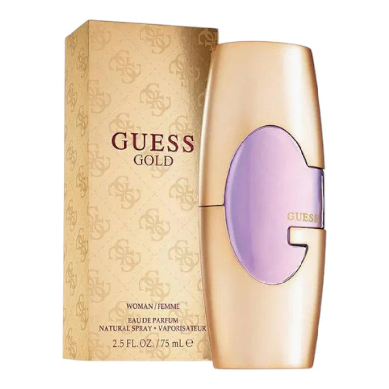 "Guess Gold Women Eau De Parfum 75ml – buy premium women’s perfume online in Pakistan at Makeup by Unzilay, trusted fragrance and cosmetics store."