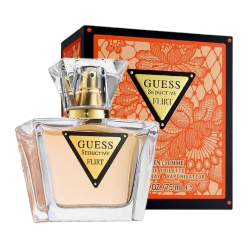 "Guess Seductive Flirt Women Eau De Toilette 75ml – buy premium women’s perfume online in Pakistan at Makeup by Unzilay, trusted fragrance and cosmetics store."