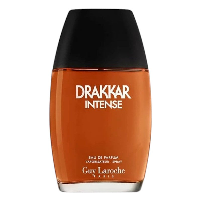 Guy Laroche Drakkar Noir Intense Eau de Parfum for Men – aromatic fougère fragrance with wormwood, coriander, rosemary, bergamot, lavender, clary sage, juniper berries, patchouli, vanilla, suede and moss, available in Pakistan