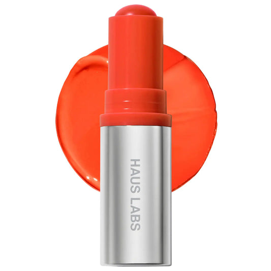 Haus Labs Color Fuse Longwear Hydrating Glassy Lip and Cheek Blush Balm Stick in Pakistan – multi-use, nourishing, and long-lasting makeup stick for natural glow