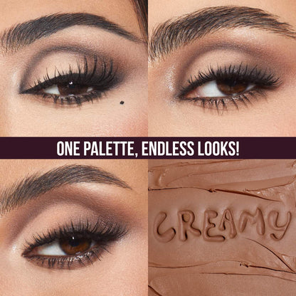 Huda Beauty | Creamy Obsessions Eyeshadow Palette | Neutral Brown