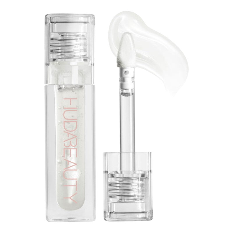 "Buy Huda Beauty FAUXFILLER Extra Shine Lip Gloss in Pakistan – ultra-glossy plumping lip gloss for fuller, hydrated lips with an extra shiny finish."