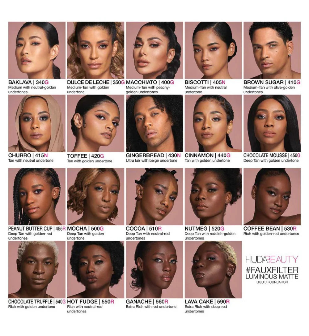 Huda Beauty | FauxFilter Luminous Matte Liquid Foundation