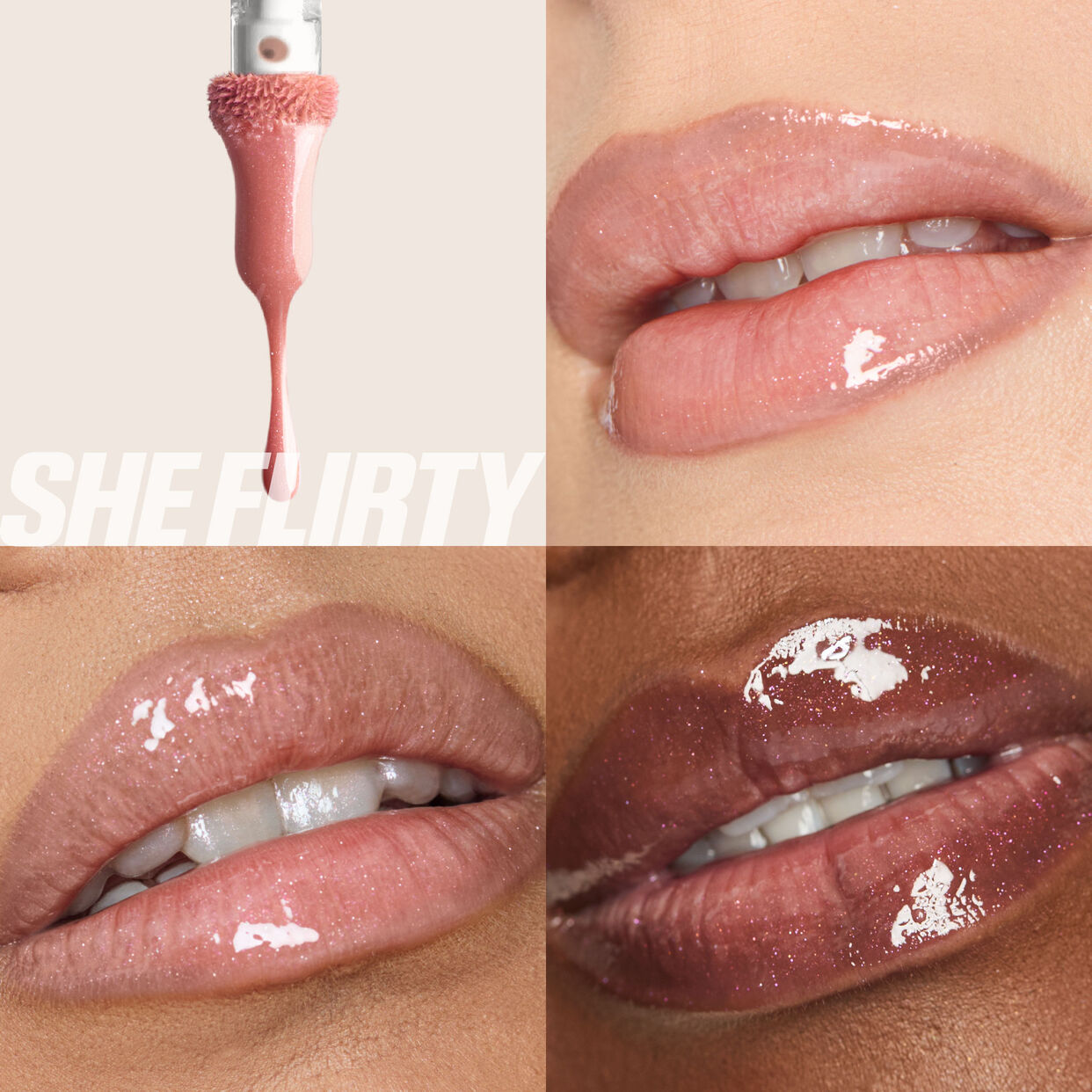 Huda Beauty | Icy Nude FAUXFILLER Lip Gloss