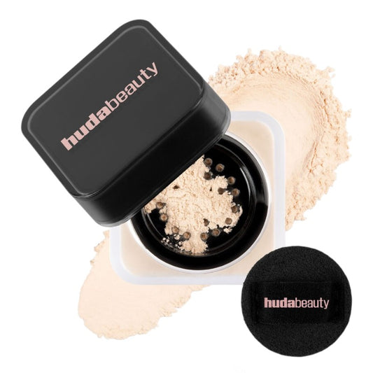 Huda Beauty Mini Easy Bake Loose Baking & Setting Powder – travel-size translucent powder for setting makeup, oil control, and long-lasting flawless finish, available online in Pakistan
