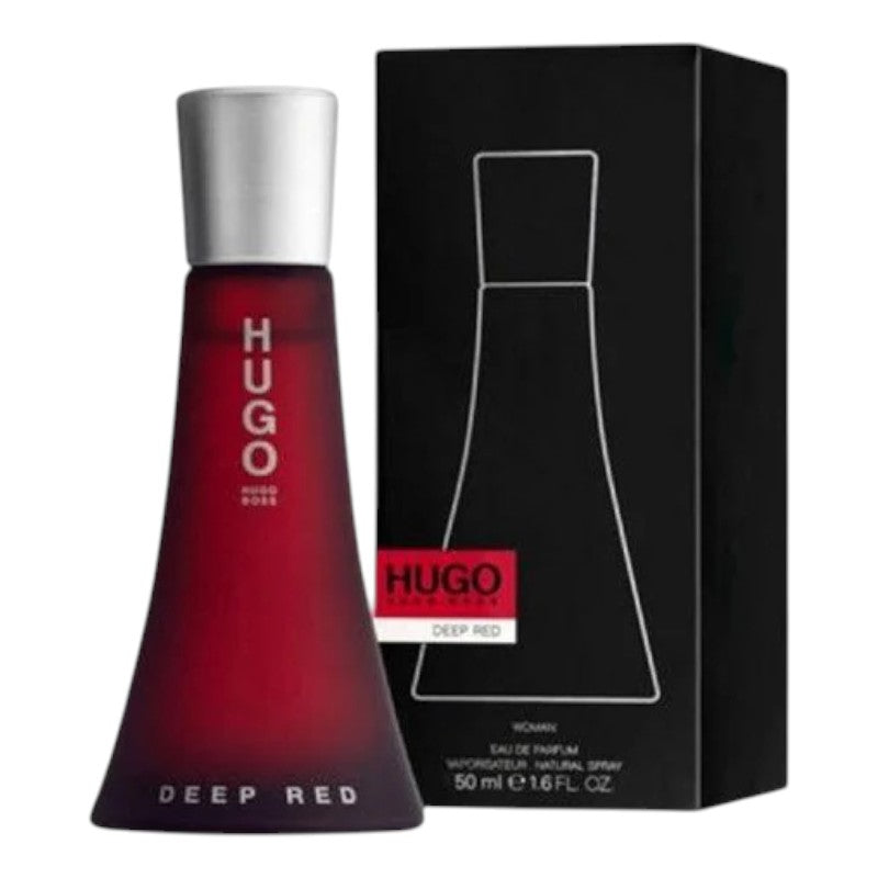 "Hugo Boss Deep Red Woman Eau De Parfum 50ml – buy premium women’s perfume online in Pakistan at Makeup by Unzilay, trusted fragrance and cosmetics store."