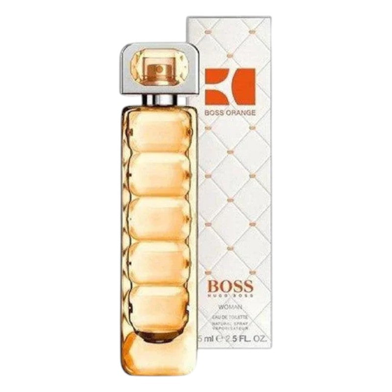 "Hugo Boss Orange Women Eau De Toilette 75ml – buy premium women’s perfume online in Pakistan at Makeup by Unzilay, trusted fragrance and cosmetics store."