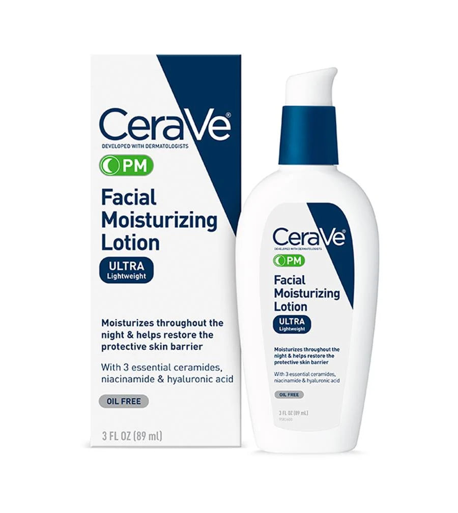 CeraVe | PM Facial Moisturizing Lotion | nighttime barrier support