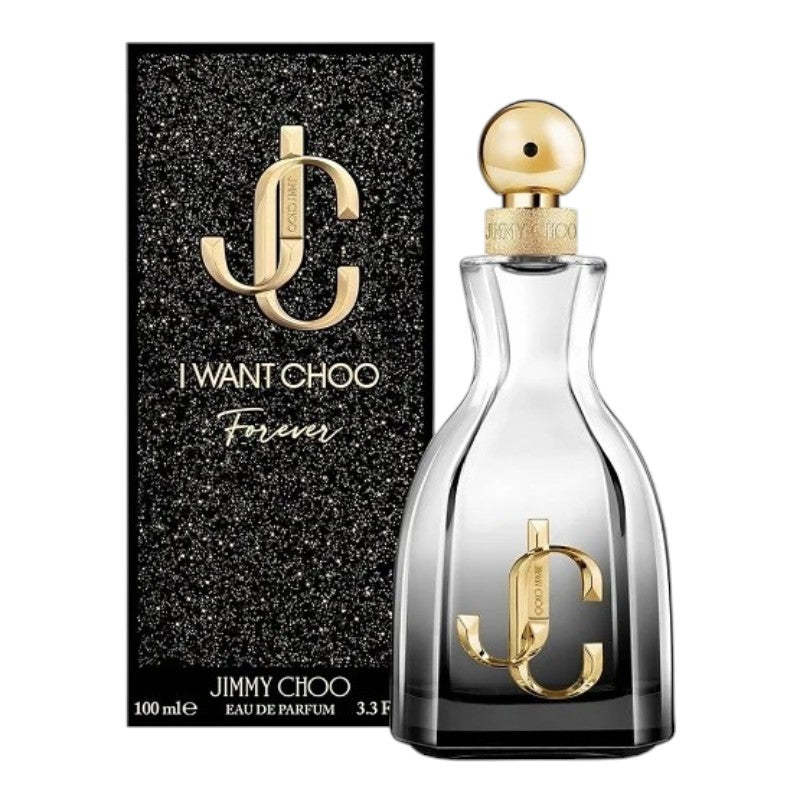 Jimmy Choo I Want Choo Forever Eau de Parfum for Women – sensual fragrance with wild strawberry, pink peppercorn, juicy rose, black cherry liqueur, bitter almond, jasmine sambac, moss, vanilla and tonka beans, available in Pakistan