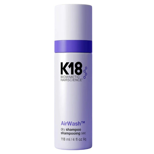 K18 AirWash™ Dry Shampoo – refreshing, lightweight dry shampoo to absorb oil and revive hair between washes, available online in Pakistan
