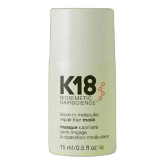 K18 Leave-In Molecular Repair Hair Mask – peptide-infused leave-in treatment to repair, strengthen, and restore damaged hair, available online in Pakistan