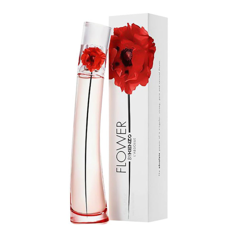 Kenzo Flower by Kenzo L’Absolue Eau de Parfum for Women – sophisticated spicy floral fragrance with saffron, orange blossom, Damascena rose absolute, vanilla and white musk available in Pakistan