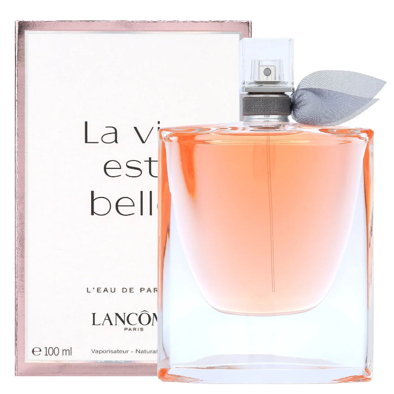 Lancôme La Vie Est Belle Eau de Parfum 100ml for Women – iconic floral gourmand fragrance with precious iris, earthy patchouli, warm vanilla and spun sugar, available in Pakistan