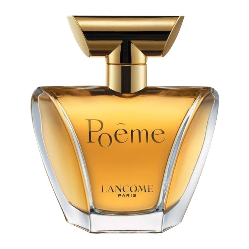 Lancôme Poême Eau de Parfum for Women – vibrant and sensual floral fragrance with Blue Himalayan Poppy, Lychee Blossom, Orange Blossom, Mimosa, Jasmine, Vanilla and Desert Datura Flower, available in Pakistan